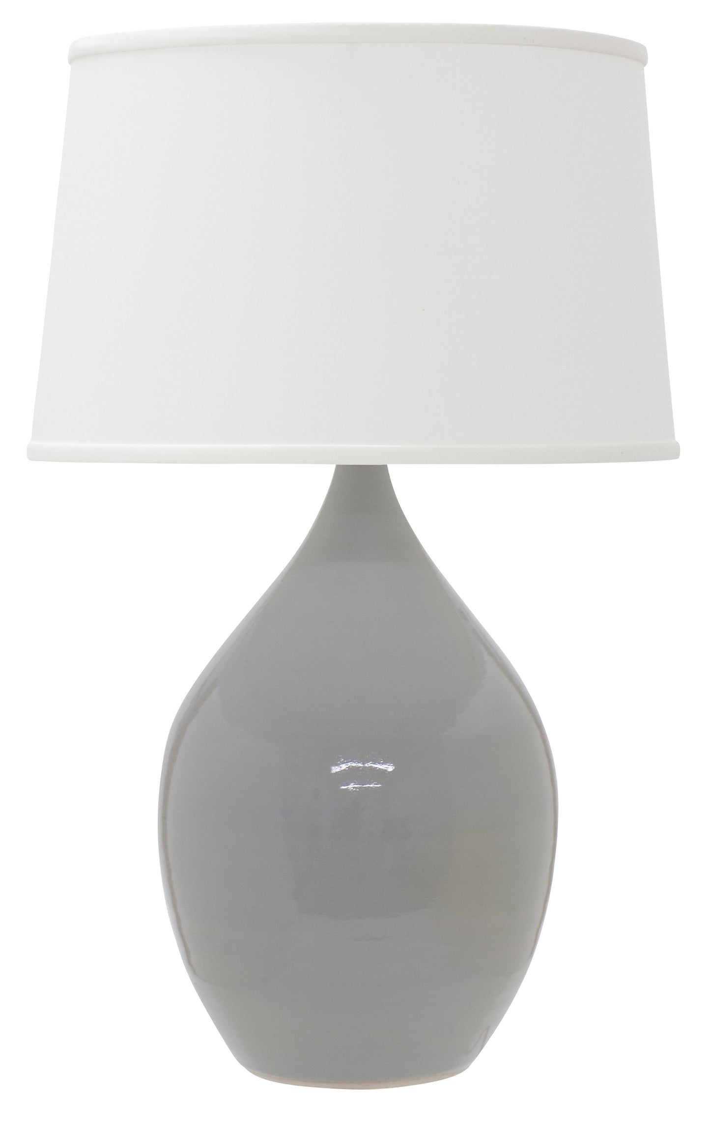 House of Troy Scatchard 21" Stoneware Table Lamp Gray Gloss GS302-GG