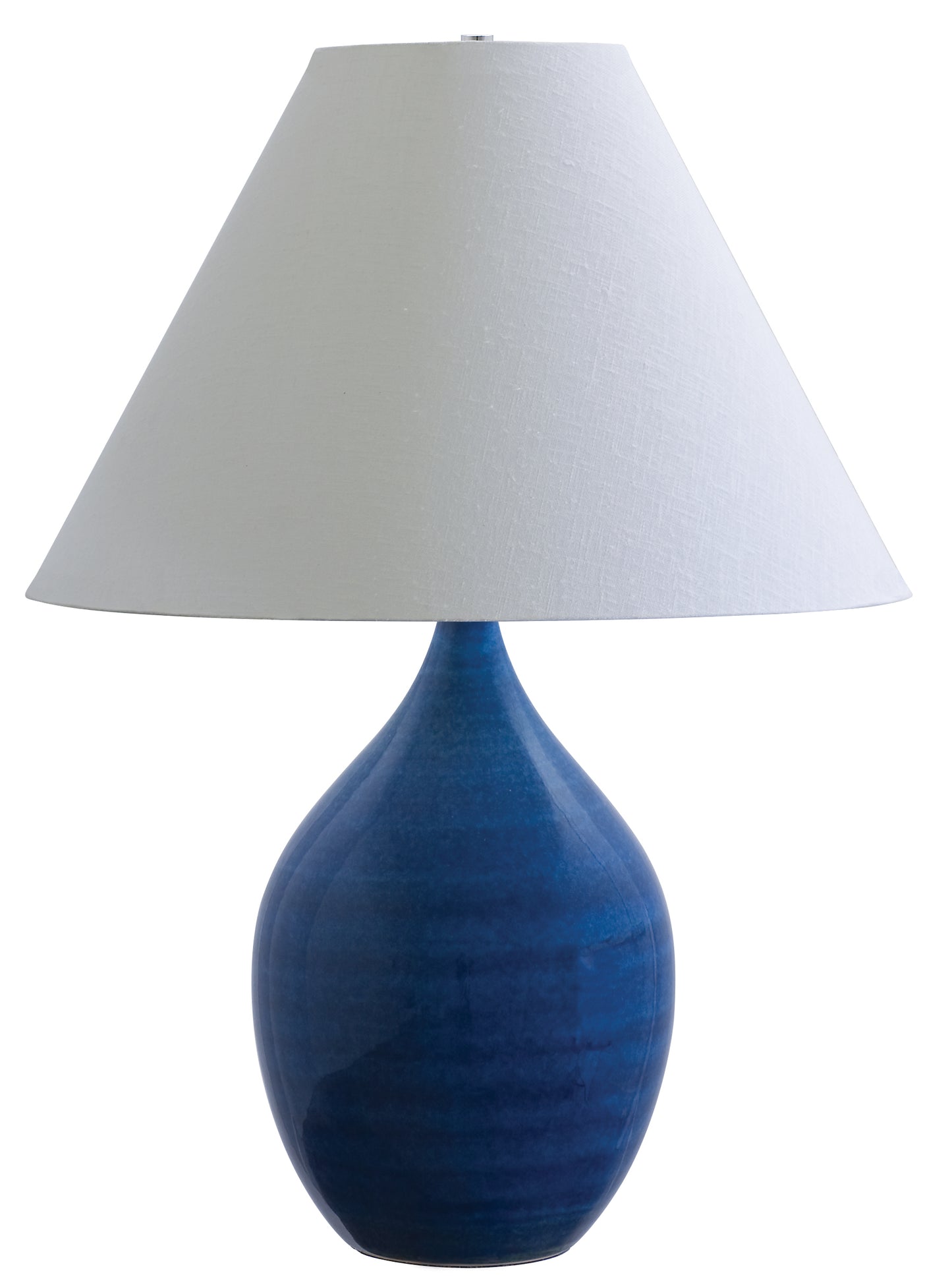 House of Troy Scatchard 28" Stoneware Table Lamp Blue Gloss GS400-BG