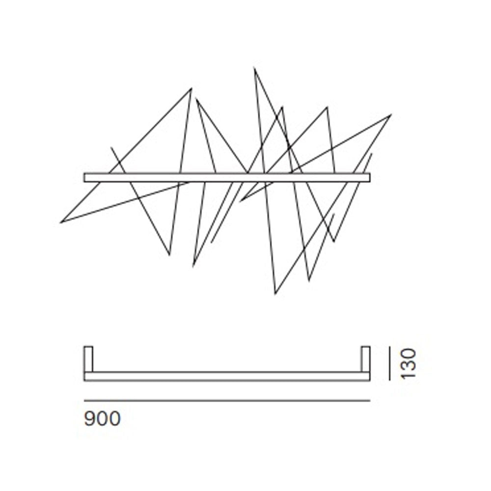 Graffiti 900 Wall Light by Pallucco Italy