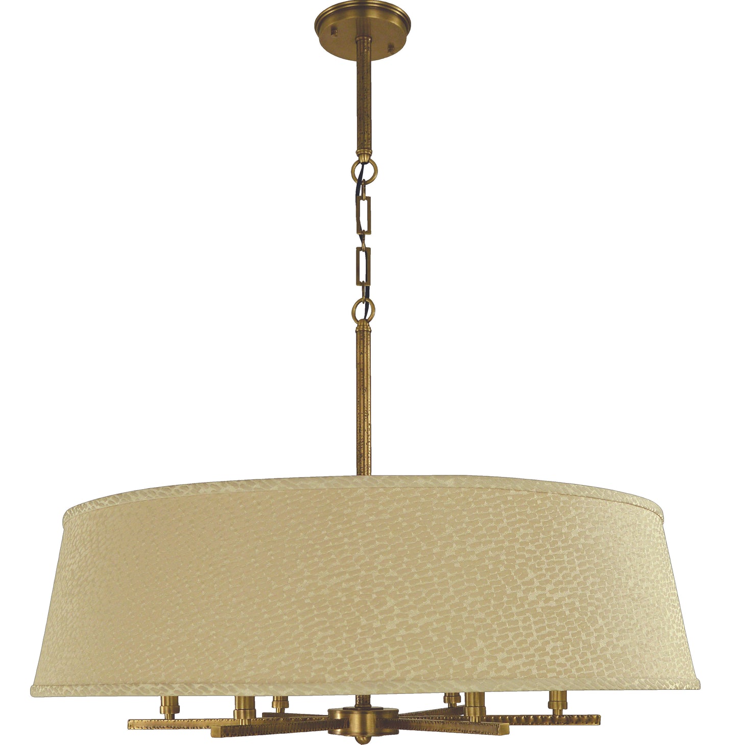 Framburg 6-Light Antique Brass Dining Chandelier L1198-AB