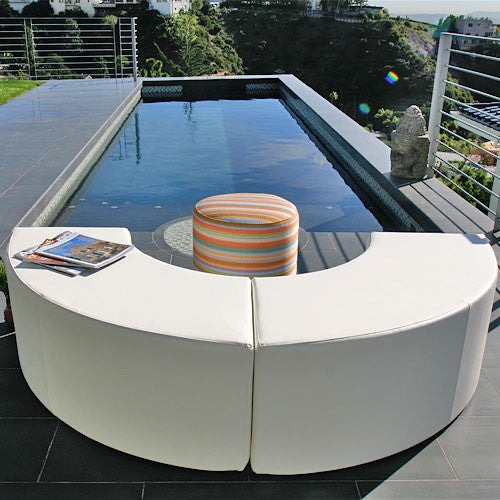 La Fete Design Furniture Arc Curved Bench at MetropolitanDecor.com