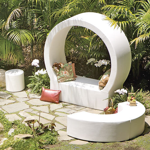 La Fete Design Furniture Arc Curved Bench at MetropolitanDecor.com
