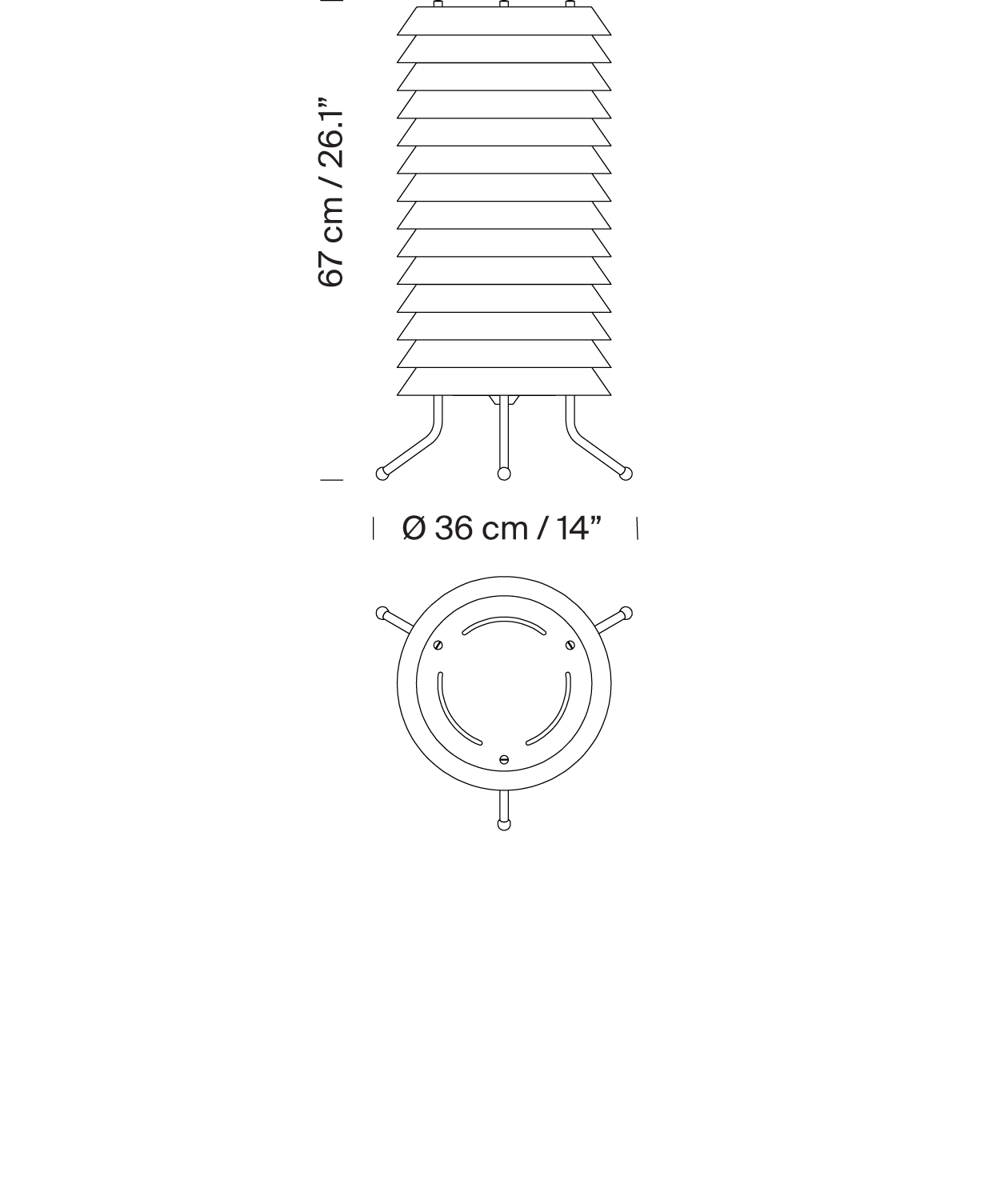 Santa & Cole Maija 30 Floor Lamp