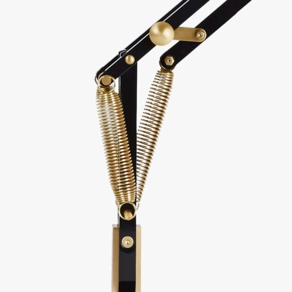 Original 1227 Brass Desk Lamp Jet Black by Anglepoise