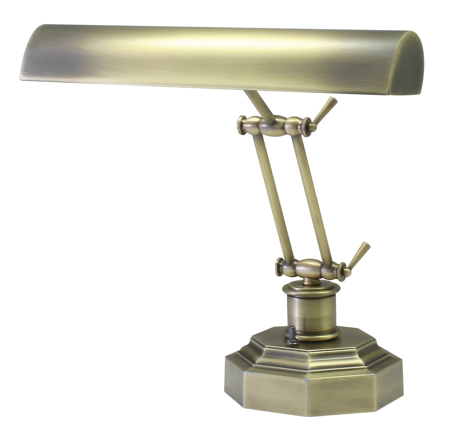 House of Troy Desk Piano Lamp 14" Antique Brass P14-203-AB