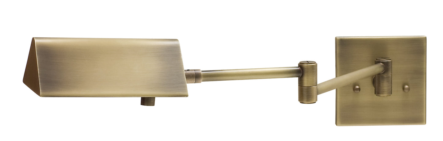 House of Troy Pinnacle Antique Brass Wall Lamp PIN475-AB