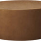 La Fete Design Furniture Puck Round Ottoman at MetropolitanDecor.com