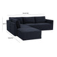 Willow Navy Modular LAF Sectional by TOV