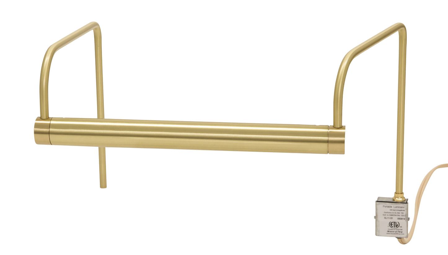 House of Troy Slim-Line 11" Satin Brass Picture Light SL11-51