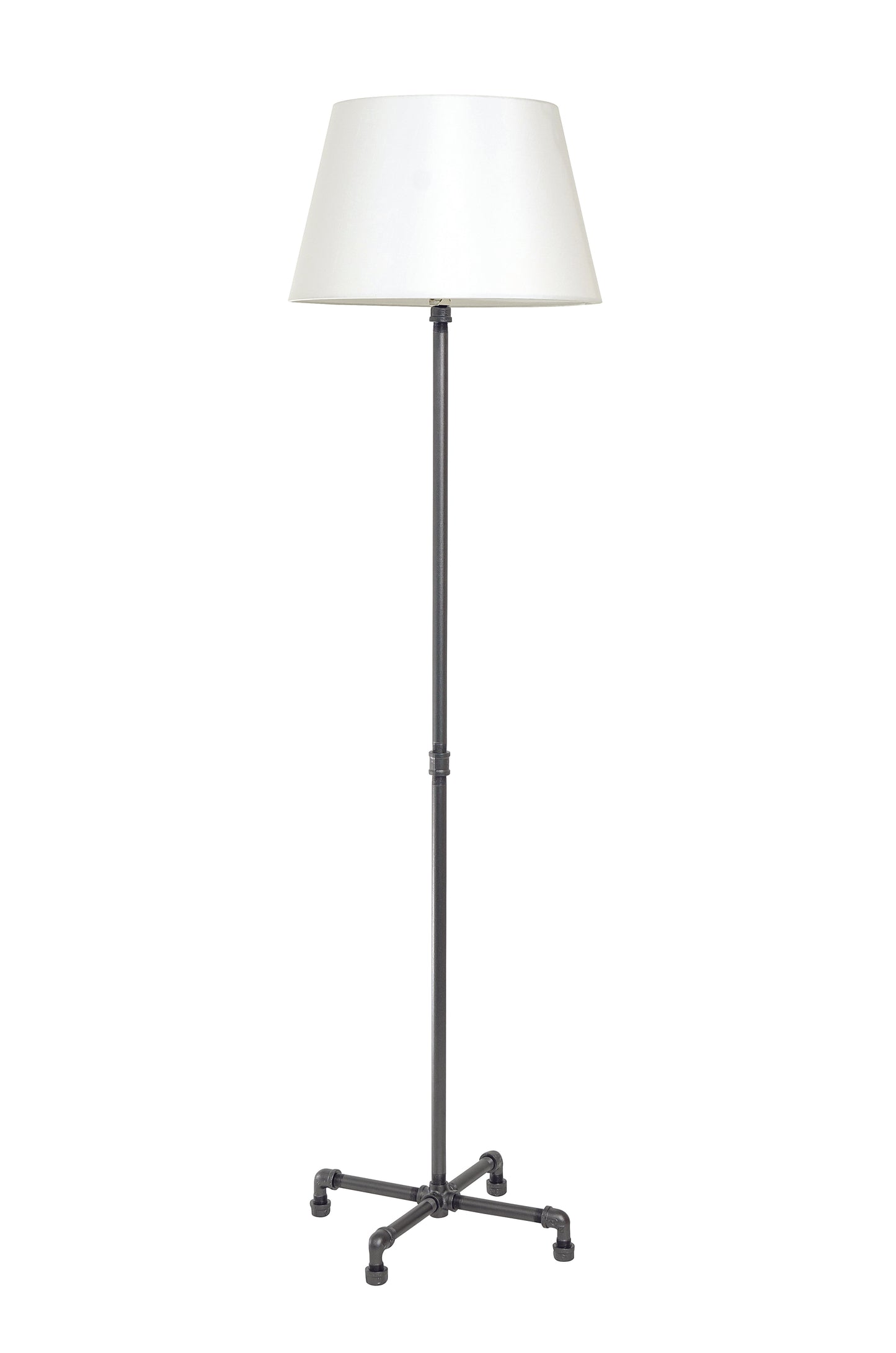 House of Troy Studio Industrial Granite Floor Lamp Fabric Shade ST600-GT