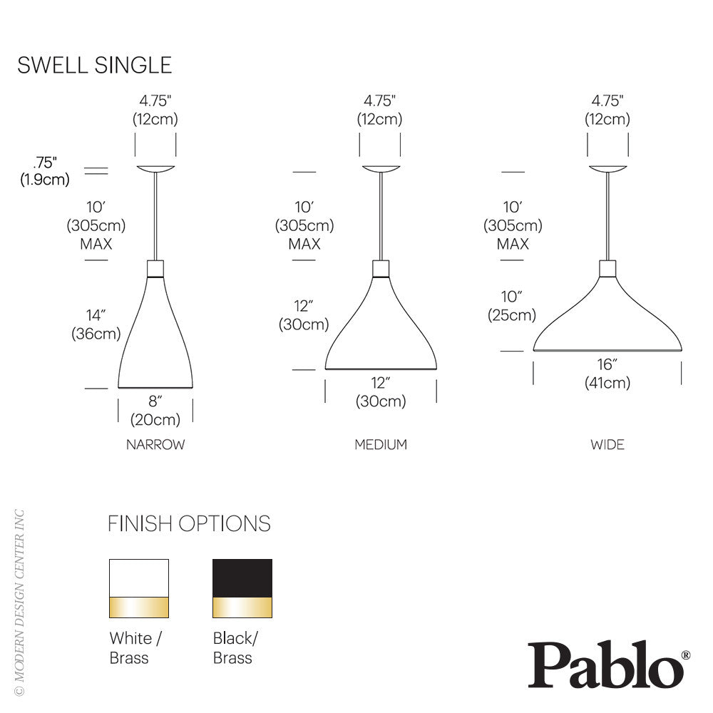 Pablo Designs Swell Pendant