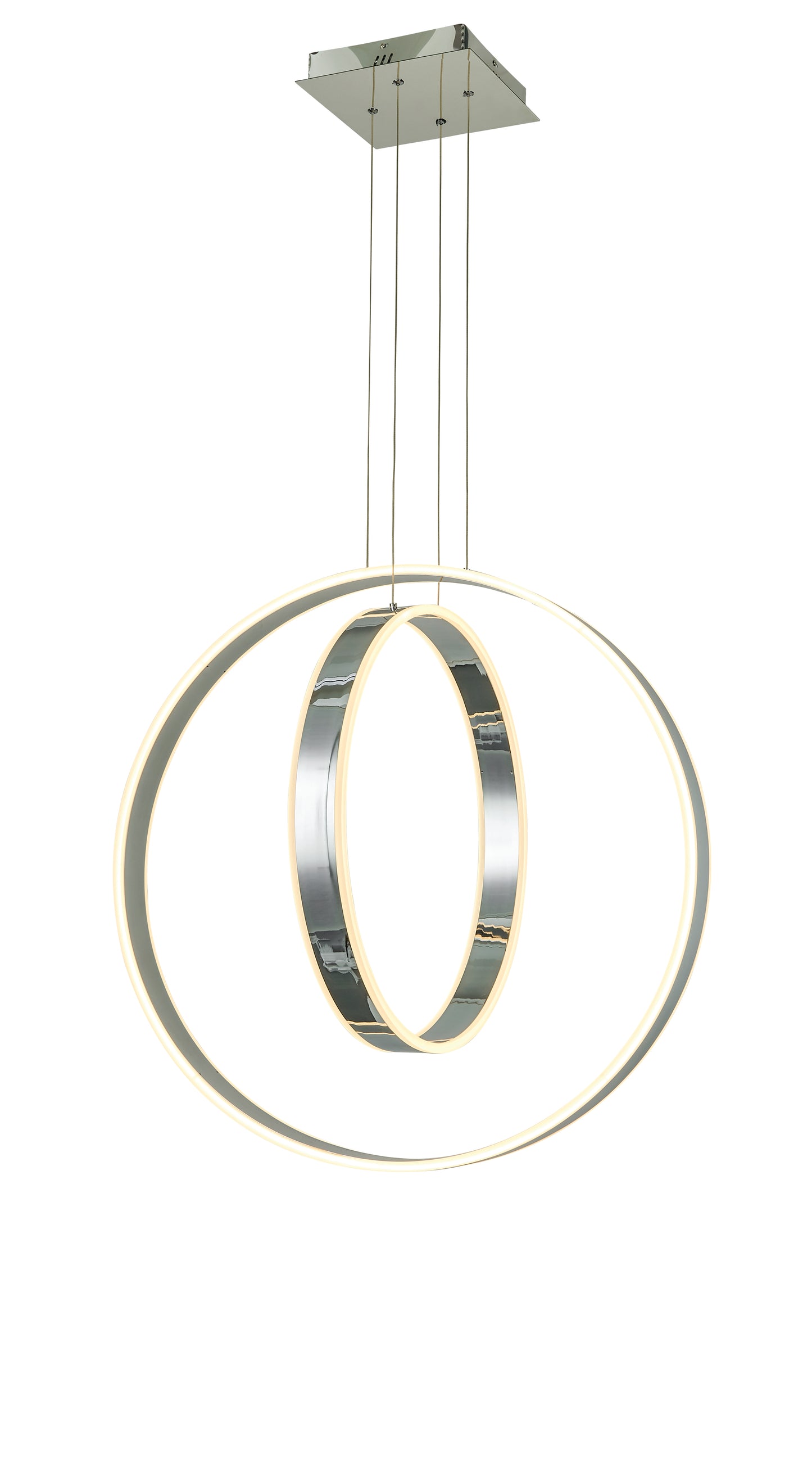 Thumprints Chrome Aria Pendant T1003-CH