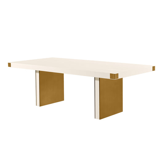 Selena Cream Ash Dining Table by TOV