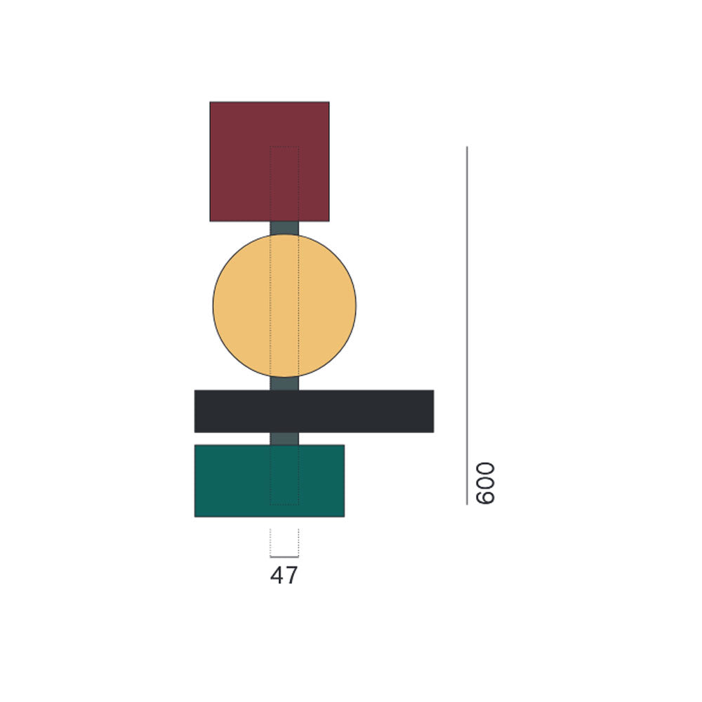 Totem 60 Wall Light by Pallucco Italy