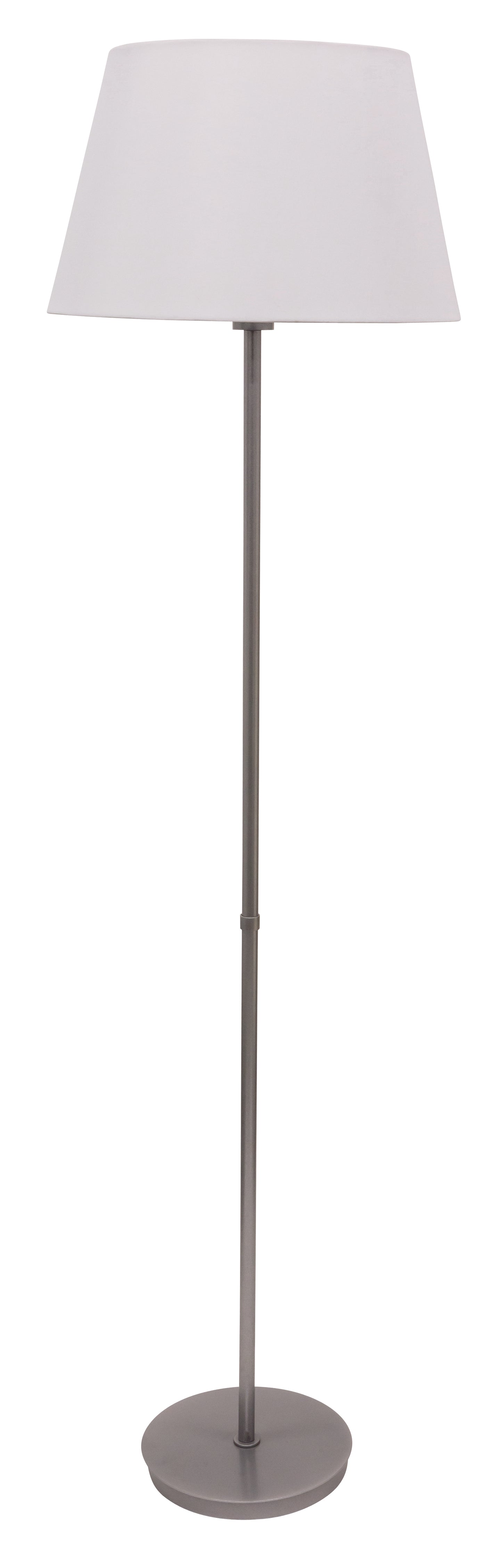House of Troy Vernon 3-Bulb Floor Lamp Platinum Gray VER500-PG