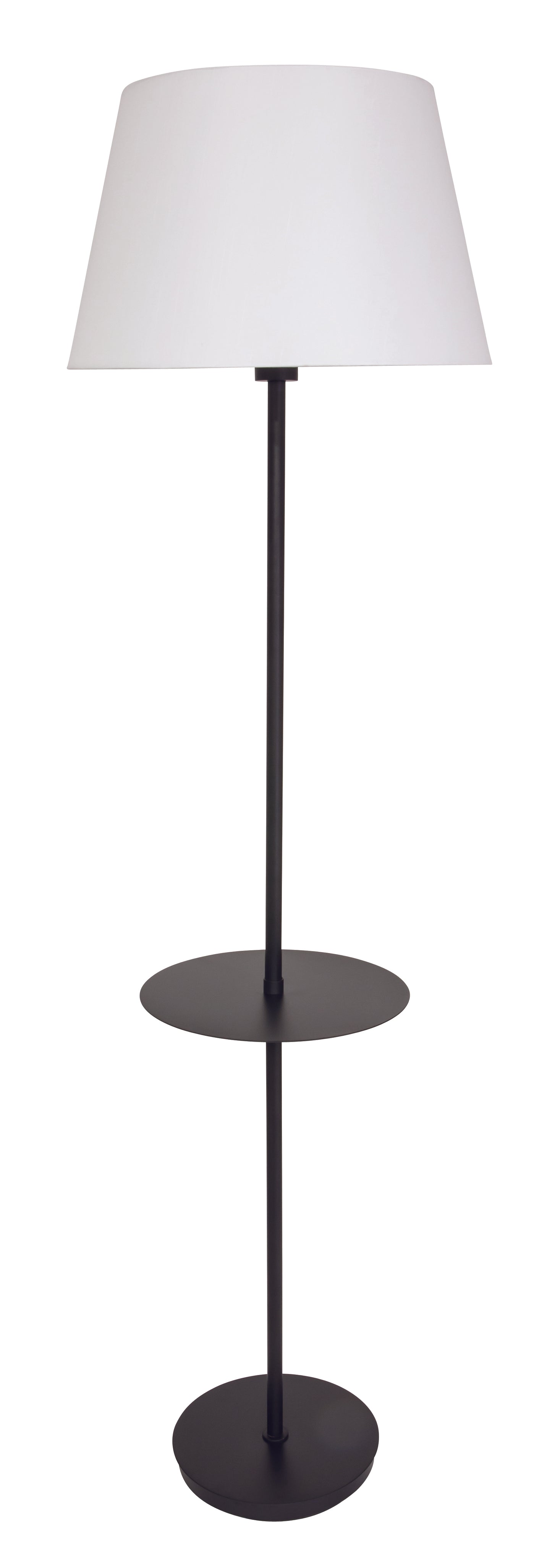House of Troy Vernon 3-Bulb Floor Lamp Table Black VER502-BLK