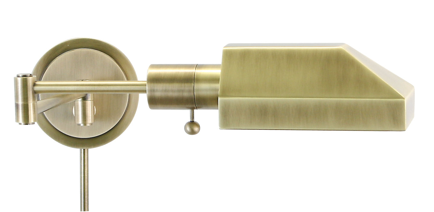 House of Troy Home Office Wall Swing Antique Brass WS12-71-J