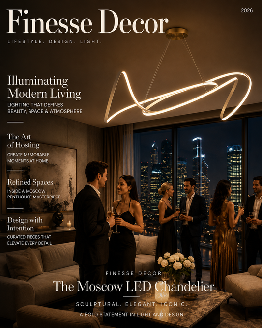 Statement Chandeliers Done Right: The Finesse Decor Moscow Collection & The Art of Bold Design Choices