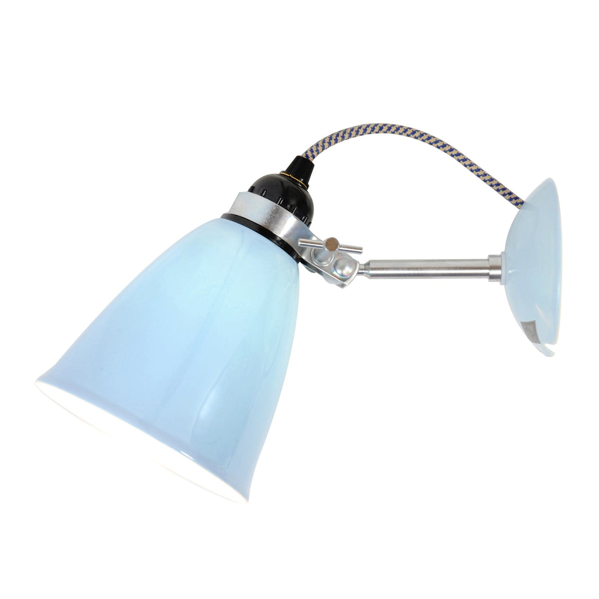 Hector 30 Medium Dome Wall Light by Original BTC, Blue Porcelain (photo 3)