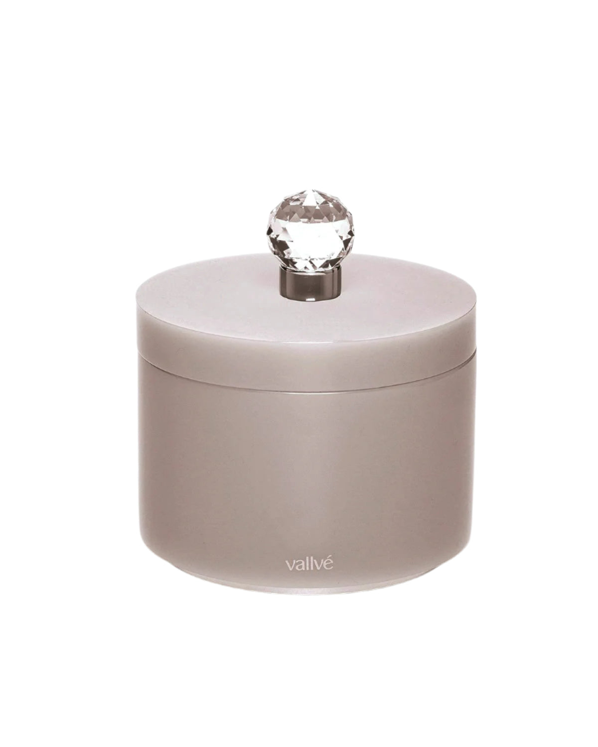 Vallvé Fit cotton holder with swarovski in Mocha resin – photo 2