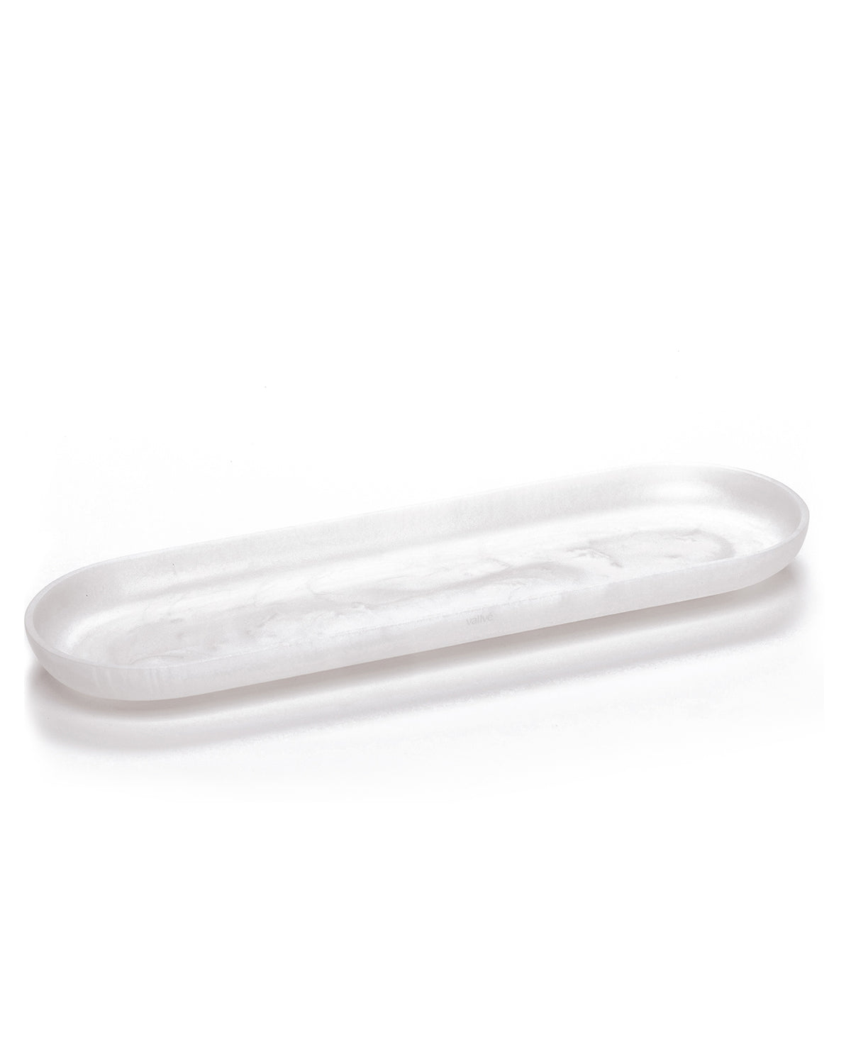 Vallvé Botton oval tray in Pearl resin – photo 2