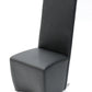 A&X Maud Modern Black Leatherette Dining Chair