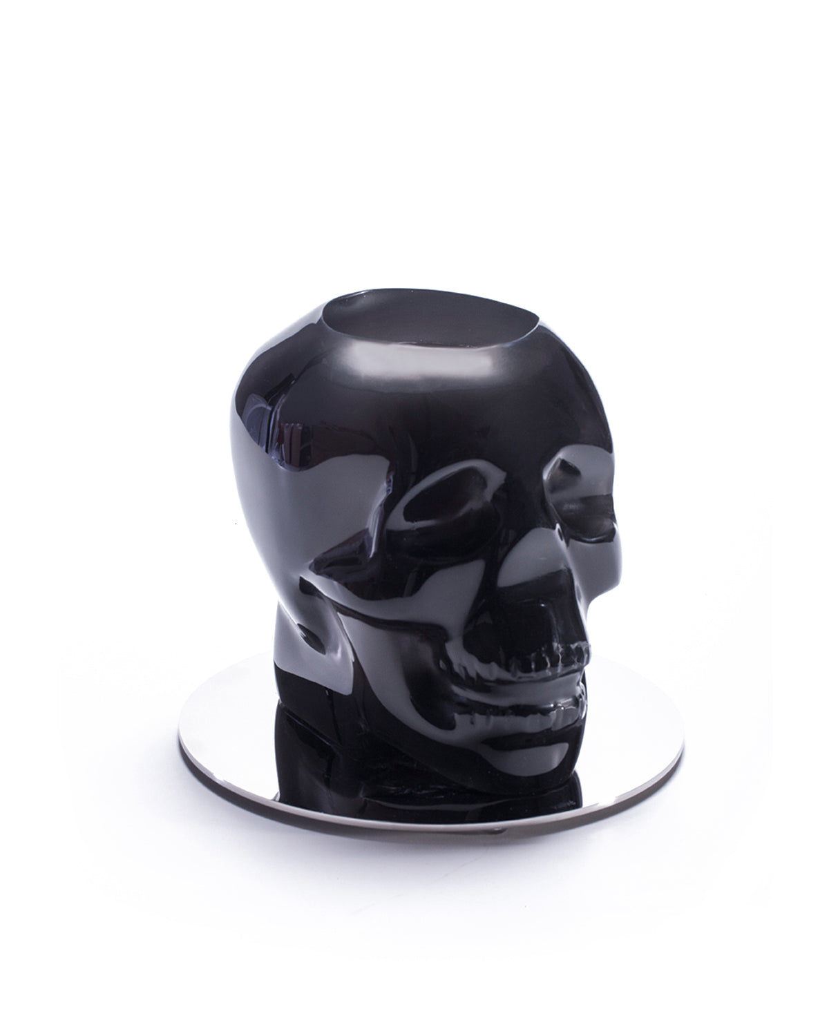 Vallvé Cranium Vintage vase in Smoke resin – photo 2