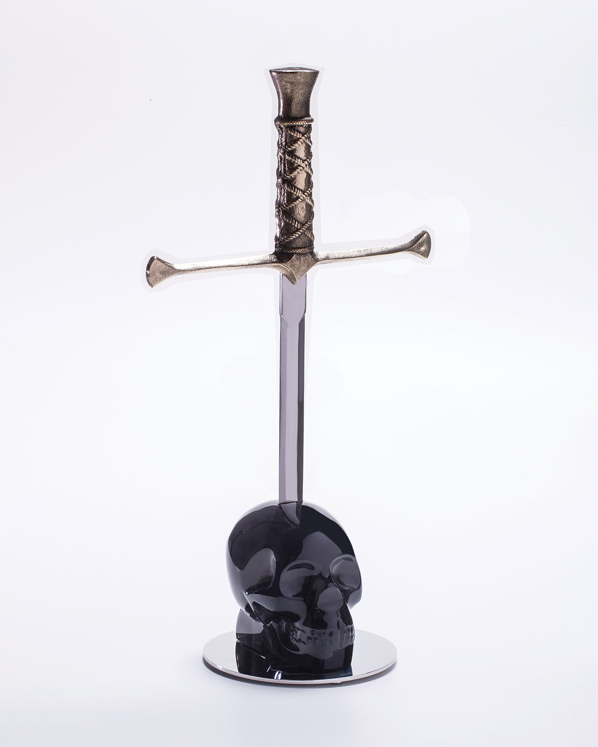 Vallvé Cranium Vintage towel rack in Smoke resin – photo 3