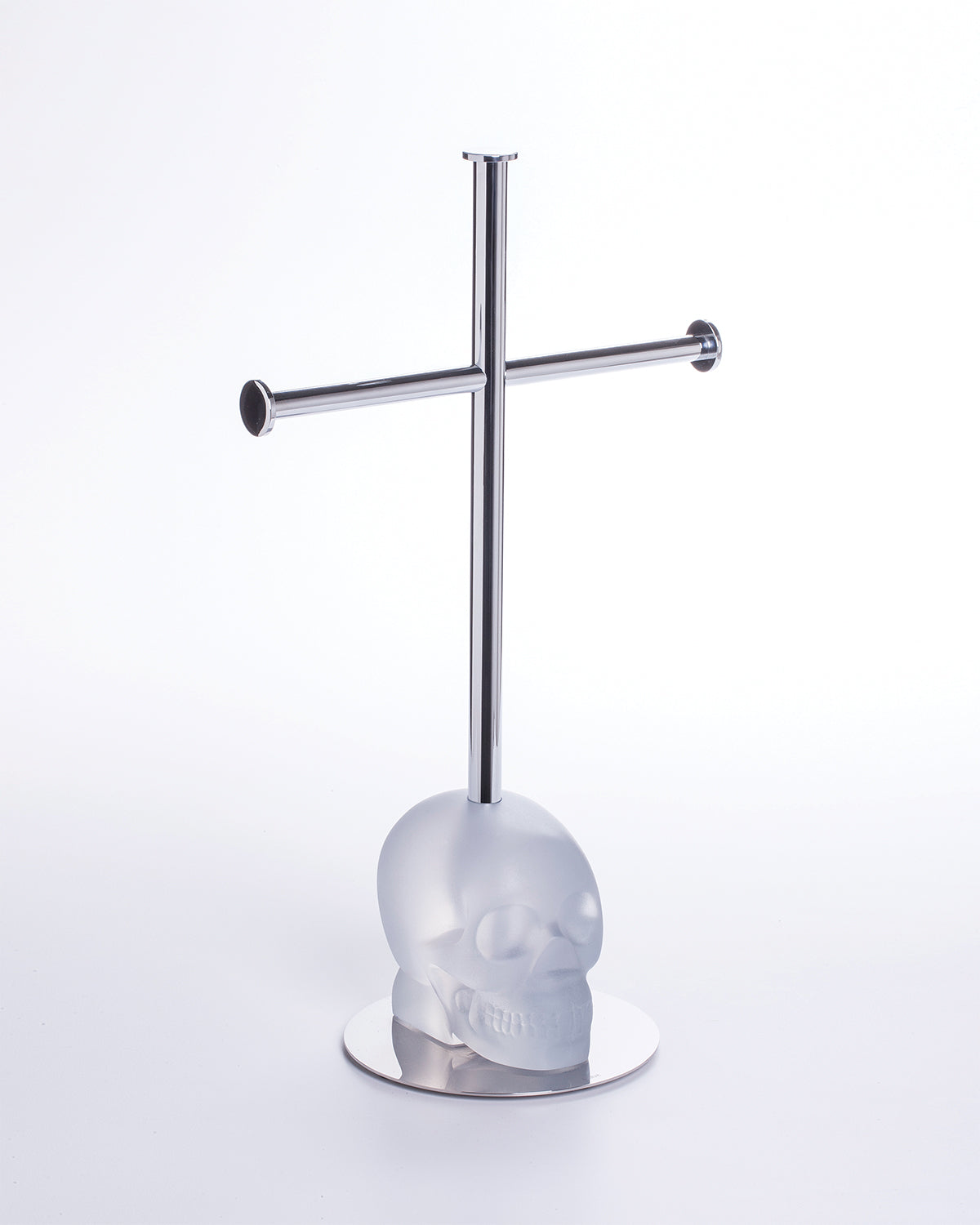 Vallvé Cranium towel rack in Clear resin – photo 3