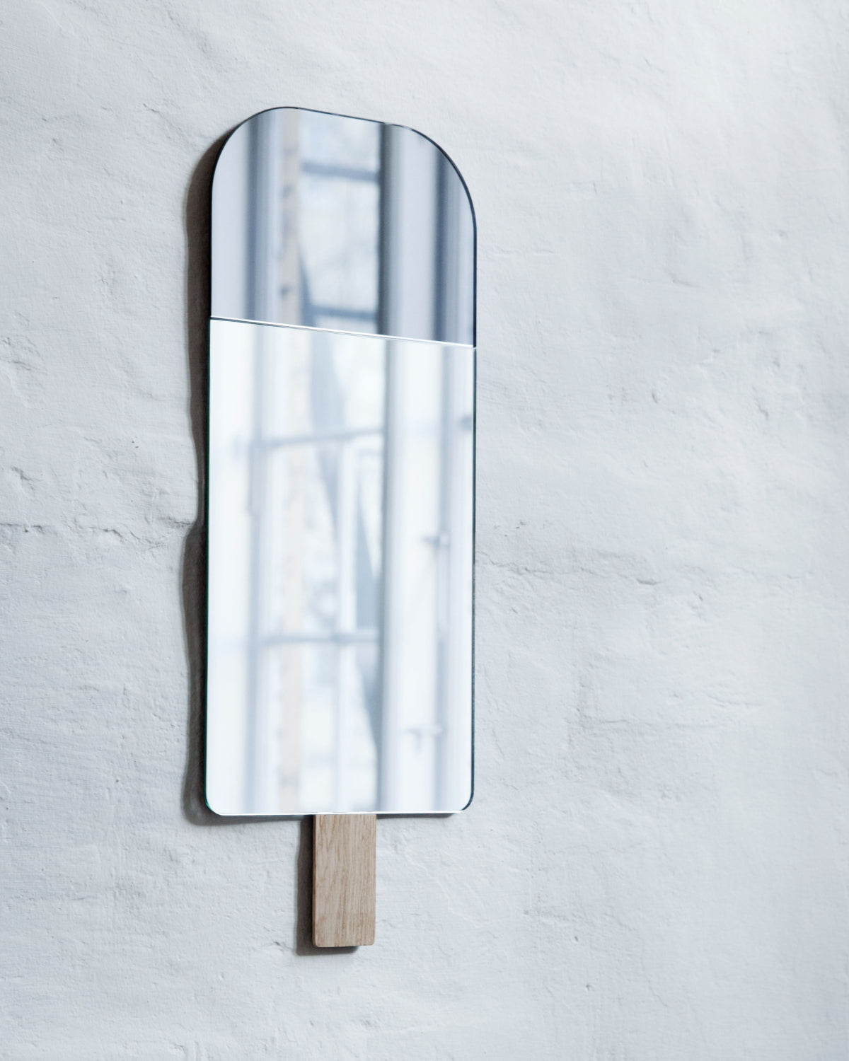 EO Play Ice Cream Mirror in Smoked Grey – styled on a wall (photo 1 of 4)