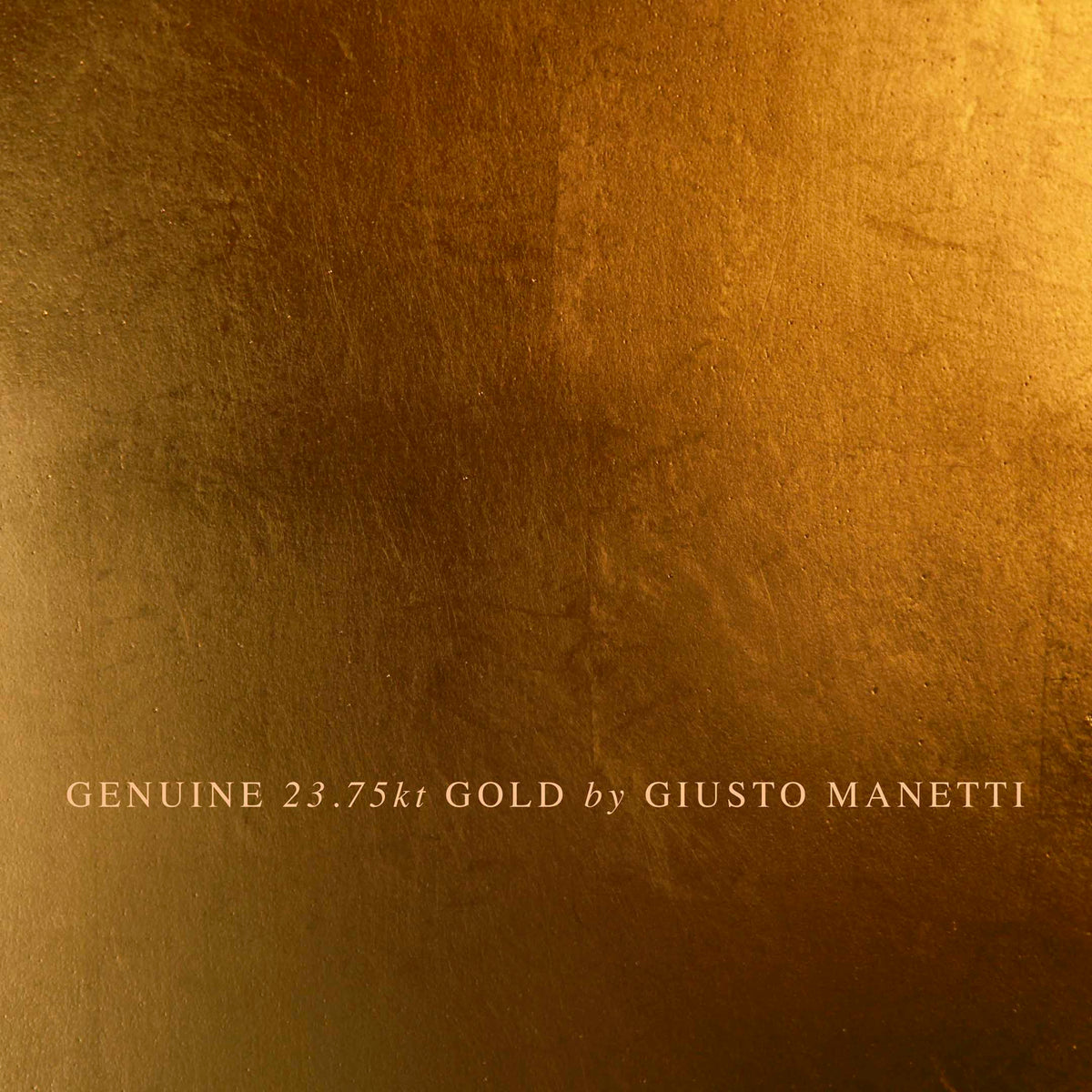 Mammalampa The Queen – close-up of the 23.75-carat gold leaf by Manetti