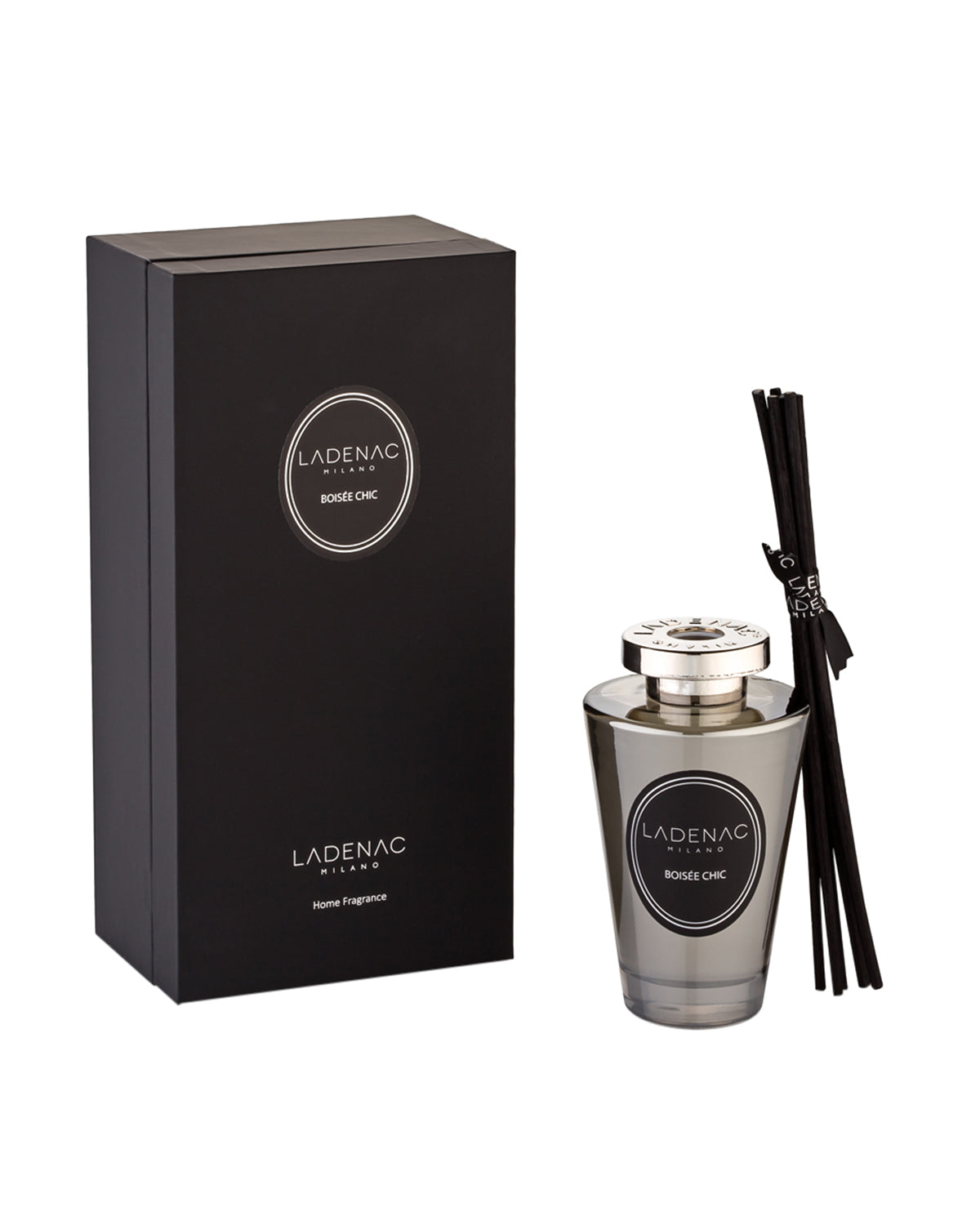Urban Senses reed diffuser 200 ml by Ladenac Milano, Boisée Chic bottle with gift box