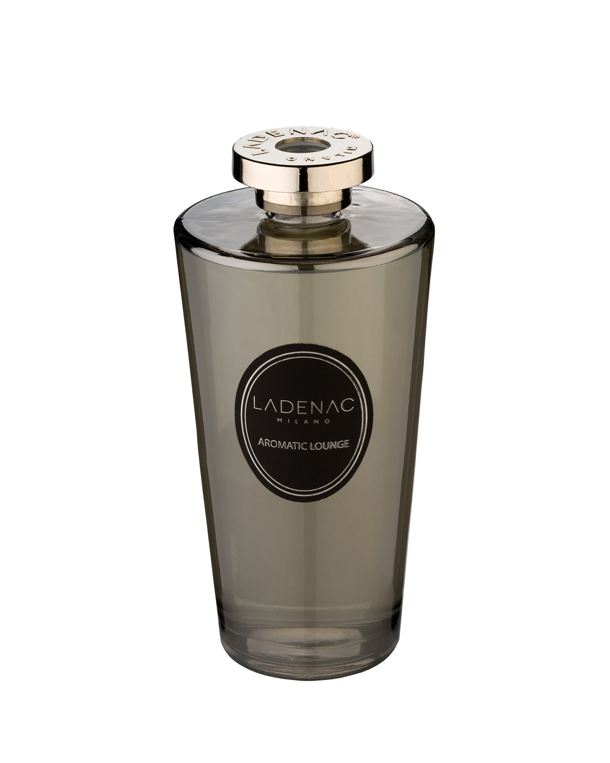 Urban Senses deluxe reed diffuser 500 ml by Ladenac Milano, Aromatic Lounge silver-grey bottle