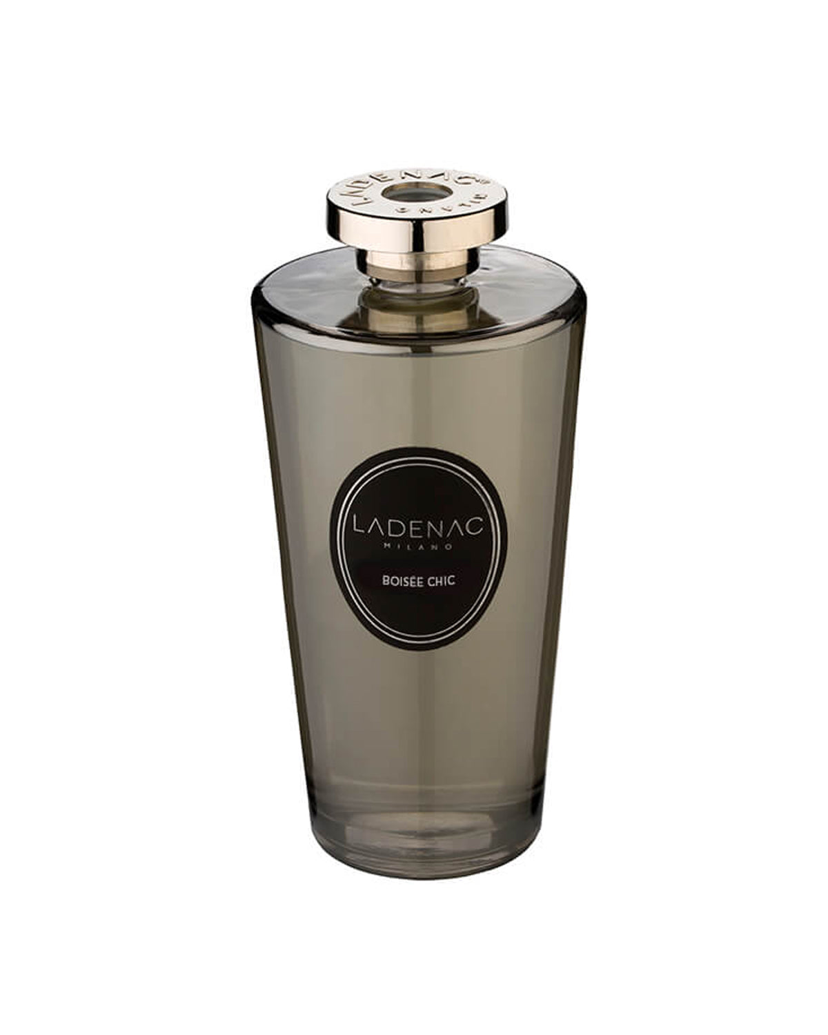 Urban Senses deluxe reed diffuser 500 ml by Ladenac Milano, Boisée Chic silver-grey bottle