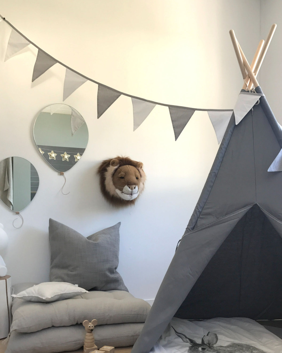 EO Play Balloon Mirror (Small) – Small and Large sizes shown together (photo 2 of 6)