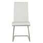 Angora Modern White Dining Chair Set of 2