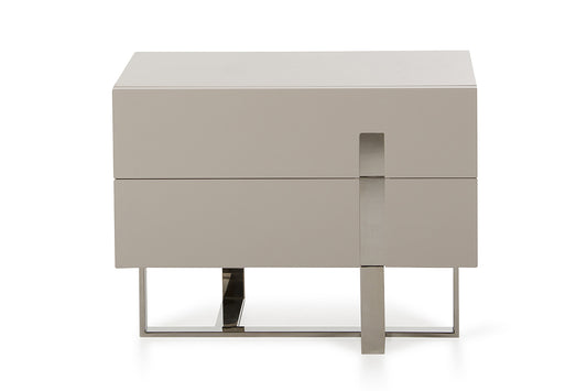 Modrest Voco Modern Grey Nightstand