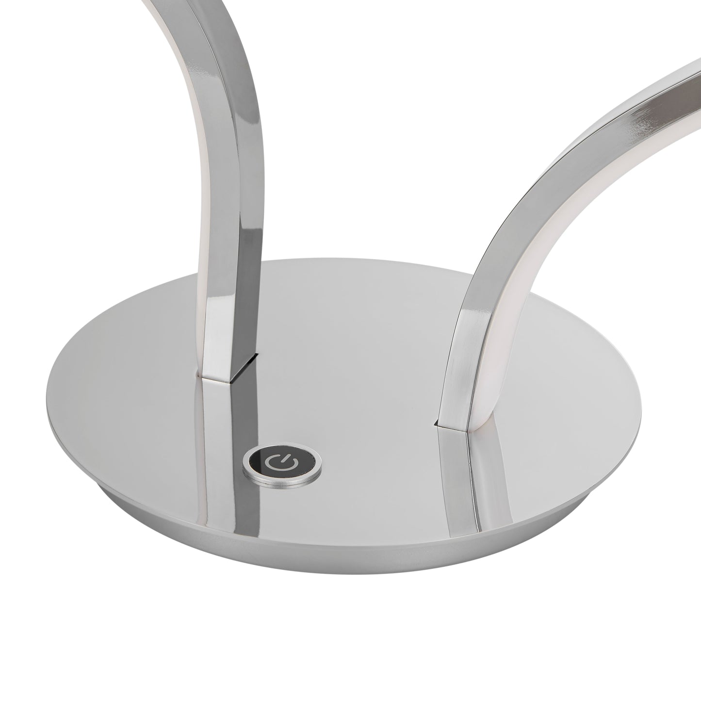Romney Table Lamp Chrome by Finesse Decor TL-014-C