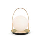 Pablo Designs Bola Led Lantern Chrome Disc + Tan Strap