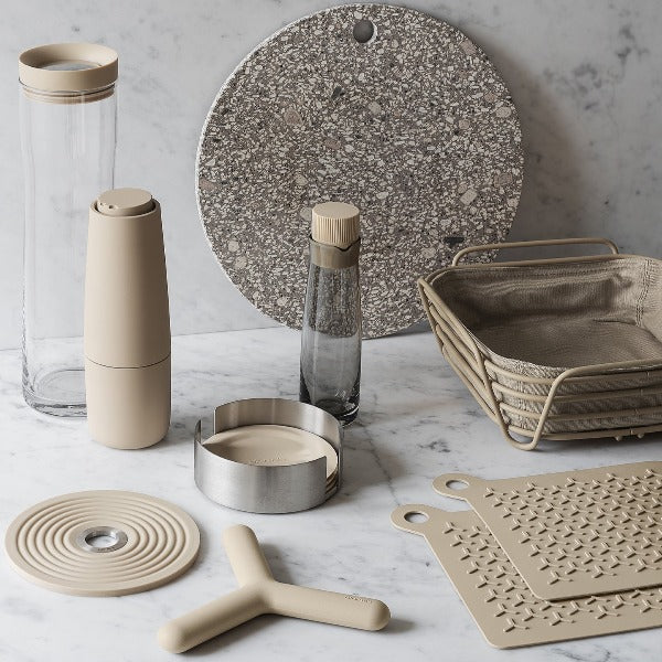 blomus Water Carafe 34 oz Sharkskin