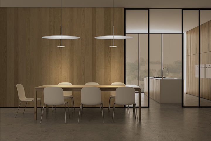 Pablo Designs Sky Dome Metal Pendant Light 18" - Matte Black + Black