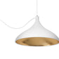 Pablo Designs Swell String Single Xl Wide Pendant Light Brass / Brass