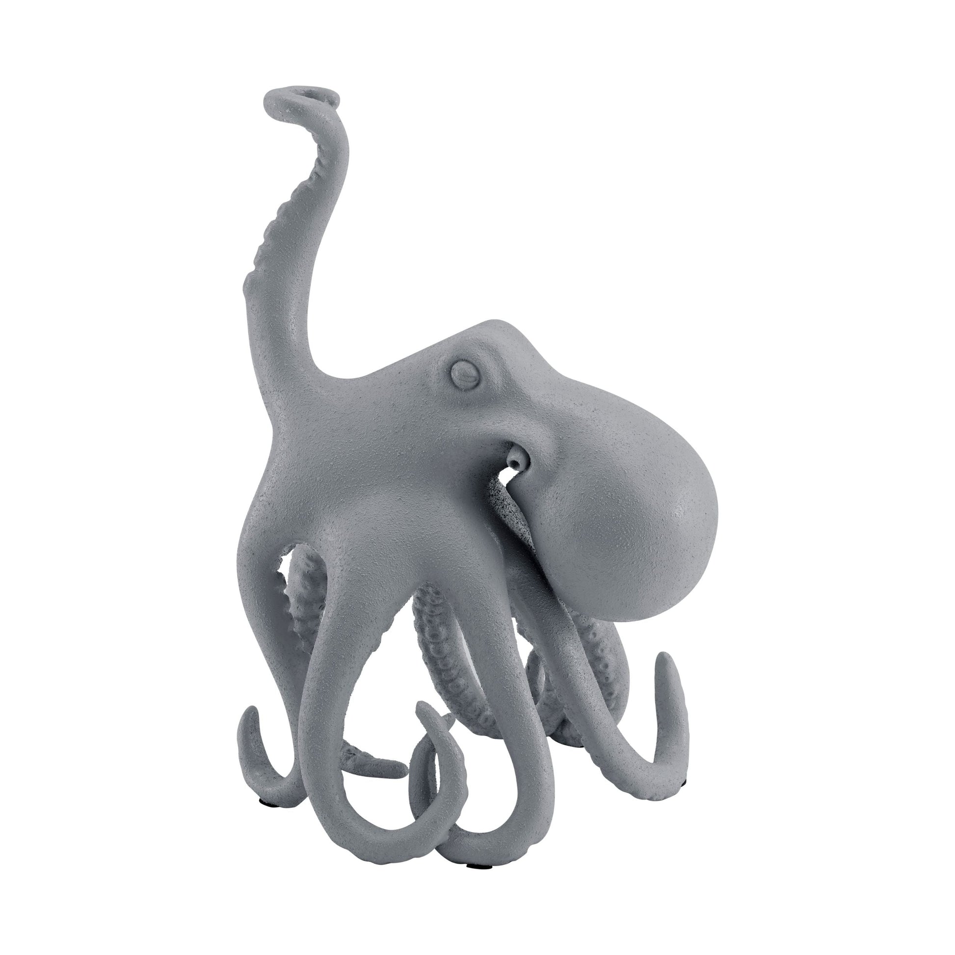 Sugvar the Octopus Frosted Light Gray by Finesse Decor C-3228L-GFR