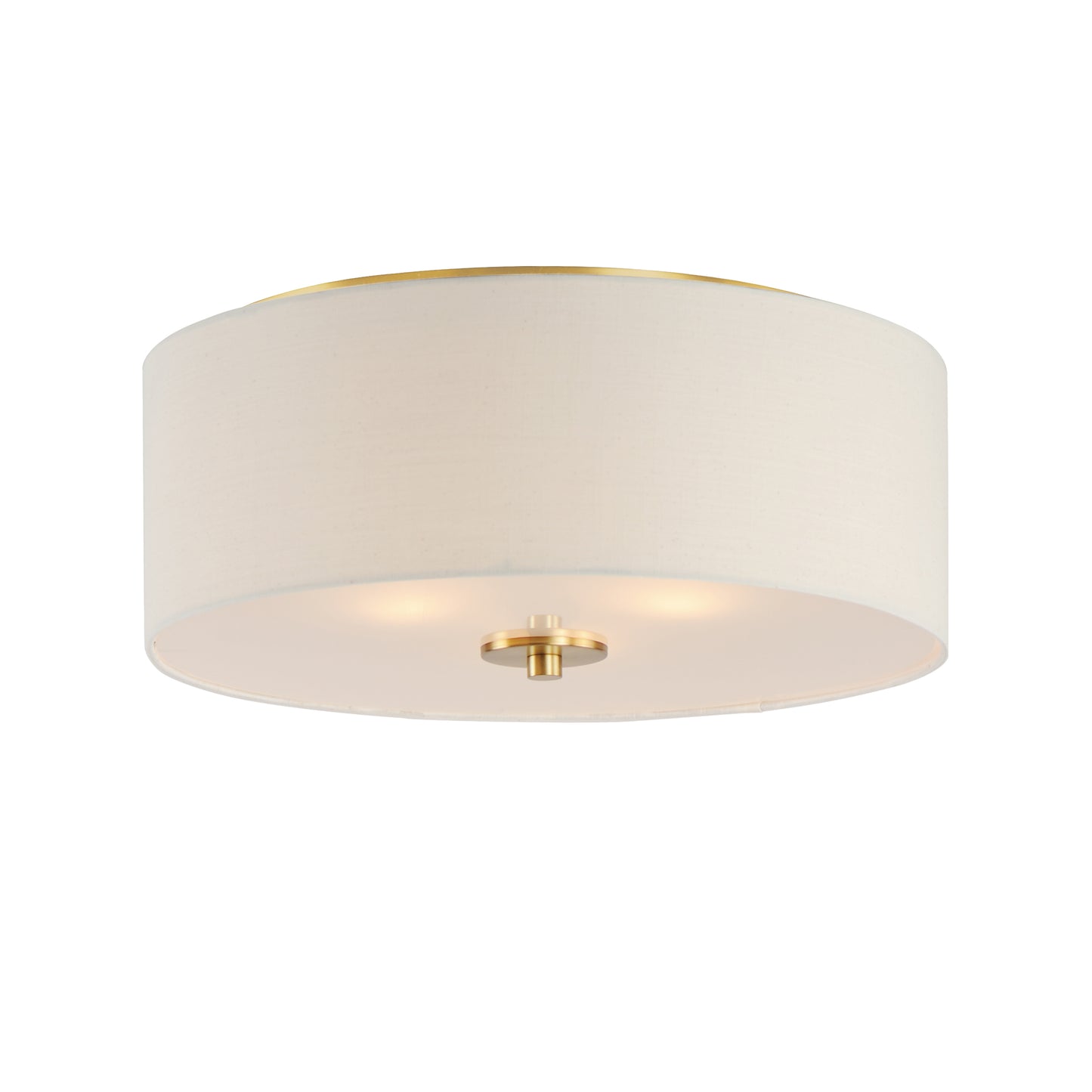 Bongo 3-Light Flush Mount Natural Aged Brass by Maxim Lighting
