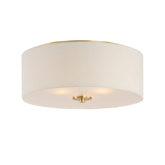 Bongo 3-Light Flush Mount Natural Aged Brass by Maxim Lighting