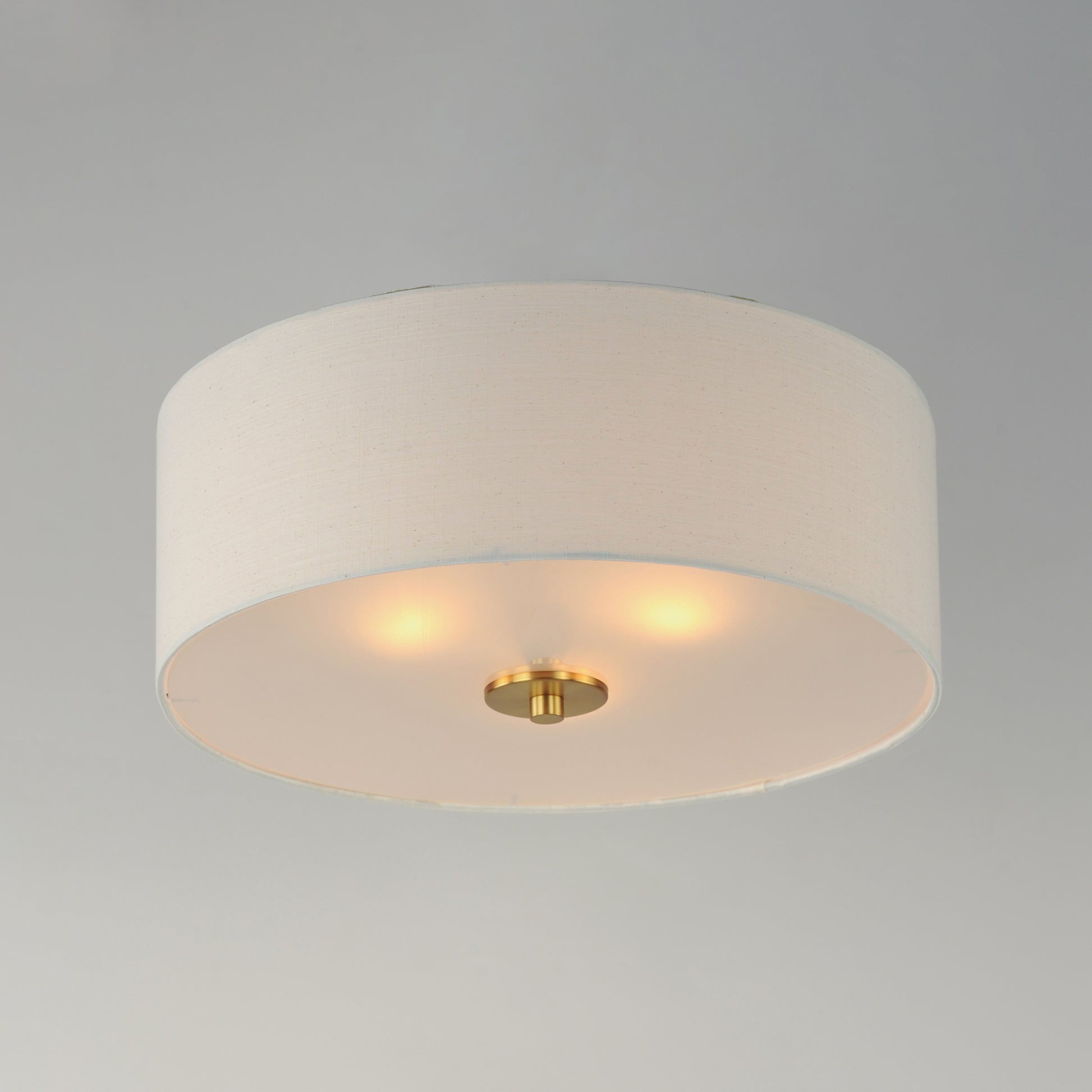Bongo 3-Light Flush Mount Natural Aged Brass by Maxim Lighting