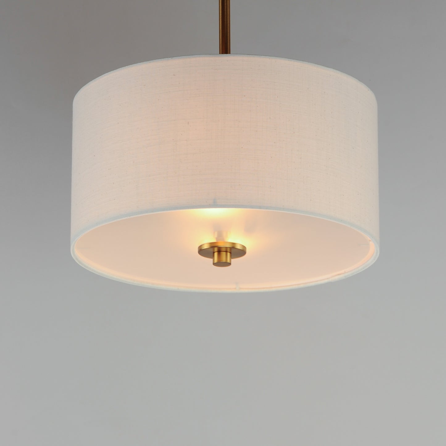 Bongo 2-Light Pendant/Semi-Flush Mount Natural Aged Brass by Maxim Lighting