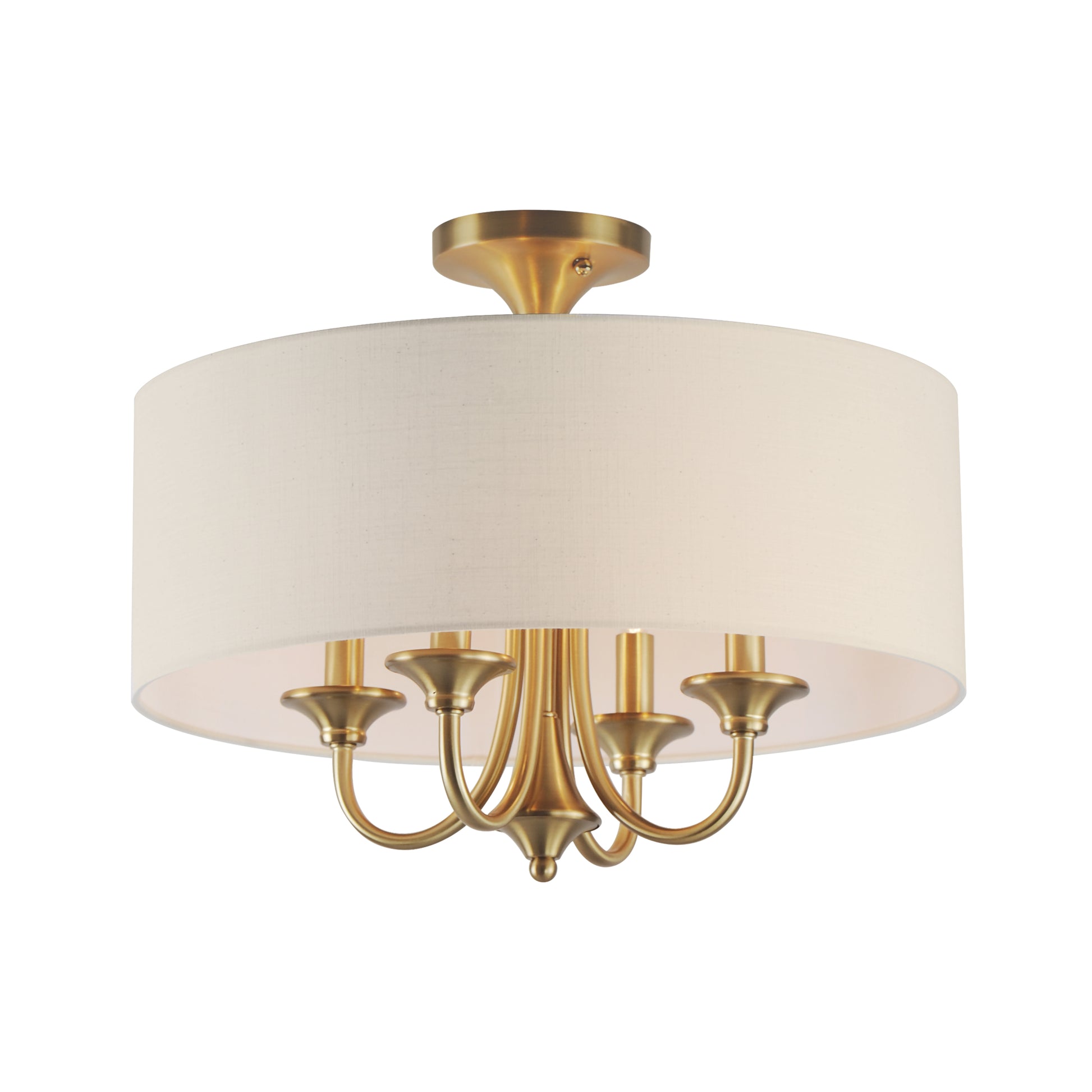 Bongo 4-Light Pendant/Semi-Flush Mount Natural Aged Brass by Maxim Lighting