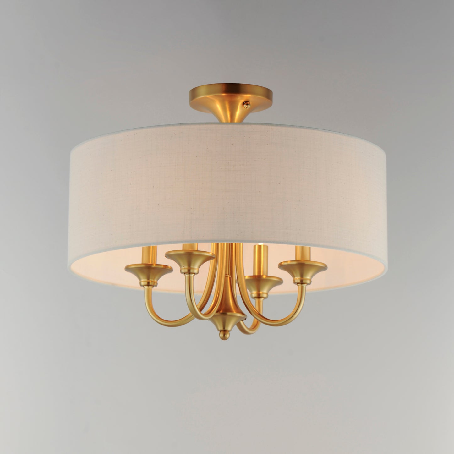 Bongo 4-Light Pendant/Semi-Flush Mount Natural Aged Brass by Maxim Lighting