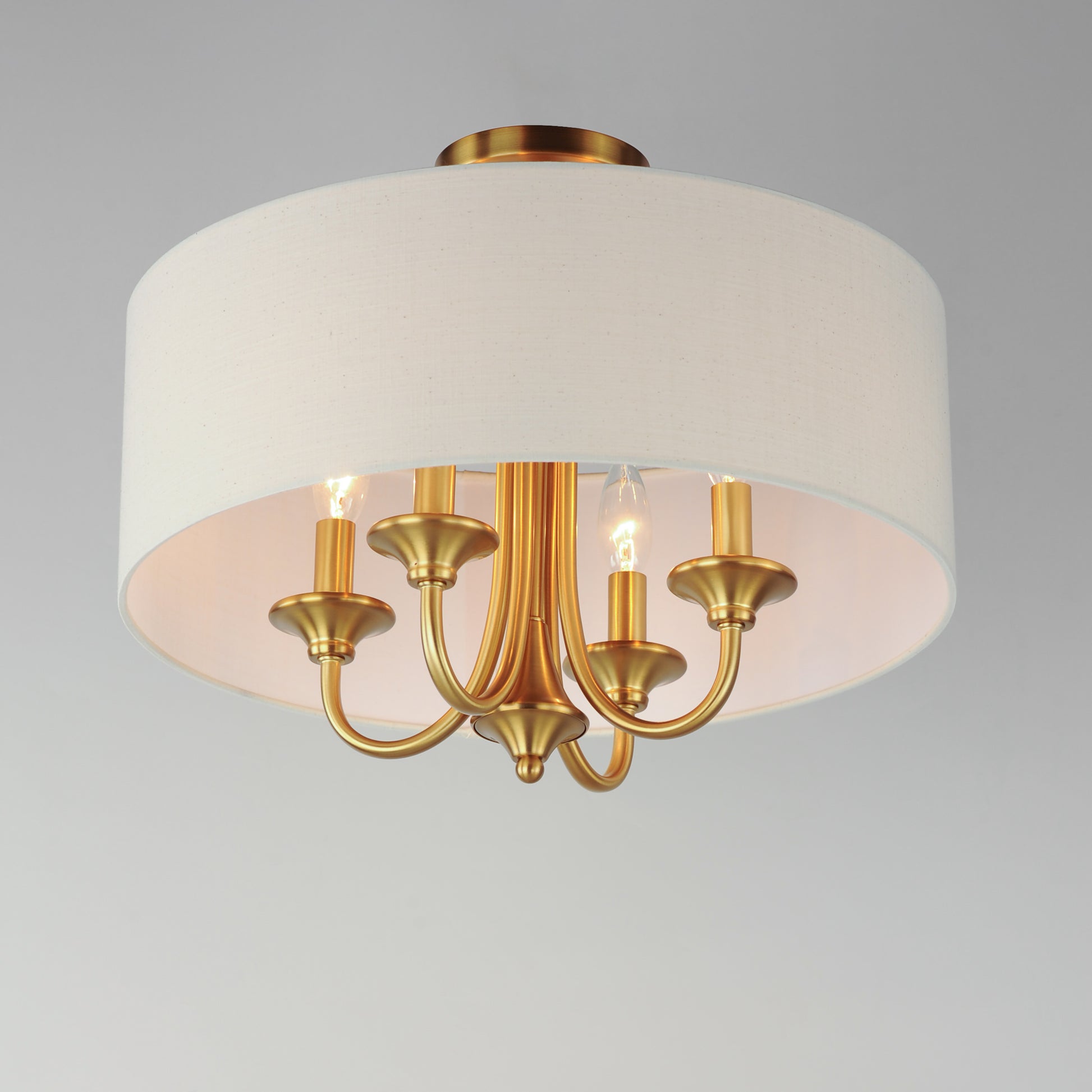 Bongo 4-Light Pendant/Semi-Flush Mount Natural Aged Brass by Maxim Lighting